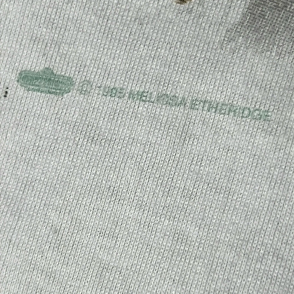 Melissa Etheridge 90s Tour T Shirt XL Your Little Secret World Tour Hanes VTG - Picture 3 of 8